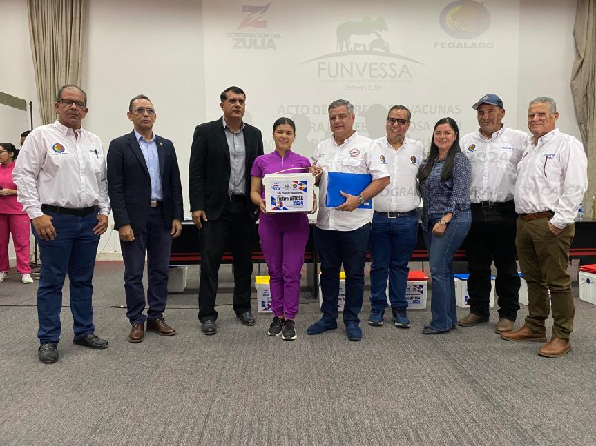 Gobernación del Zulia refuerza la salud animal con la entrega de 10.000 vacunas contra la fiebre&nbsp;aftosa