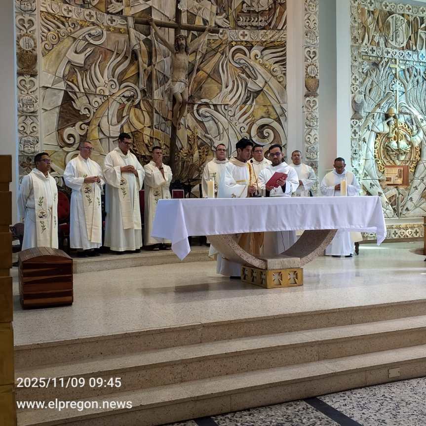 De jubilo la Iglesia Católica del Zulia con la Primera Eucaristía de Fray Gabriel&nbsp;García