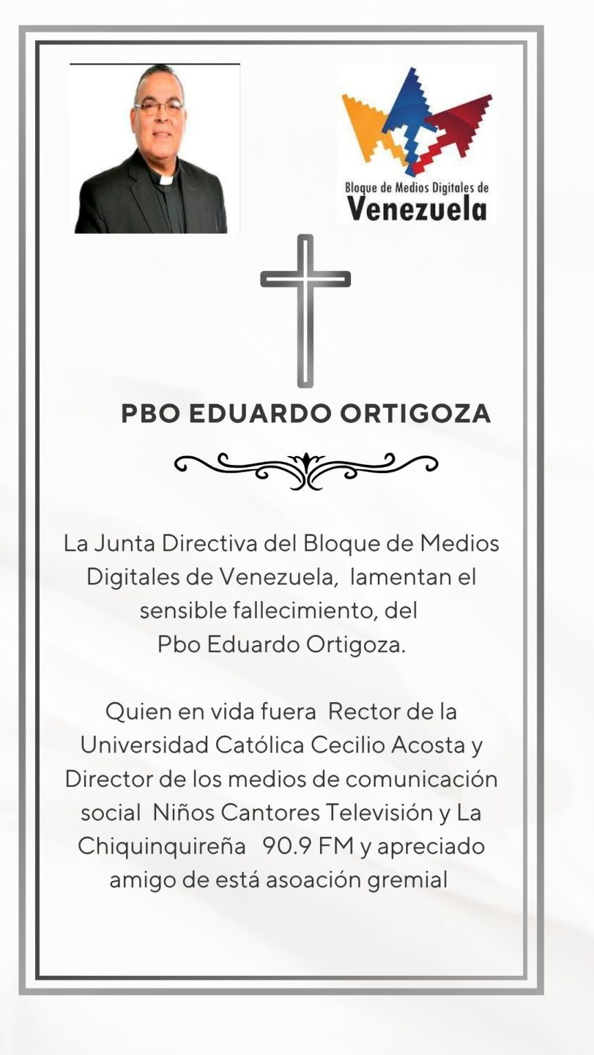Lamentable pérdida para la Iglesia Católica, falleció el Pbo Eduardo&nbsp;Ortigoza