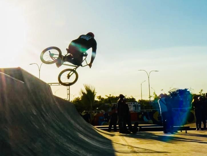 Competencia nacional de BMX en el Parque Monumental Ana María&nbsp;Campos