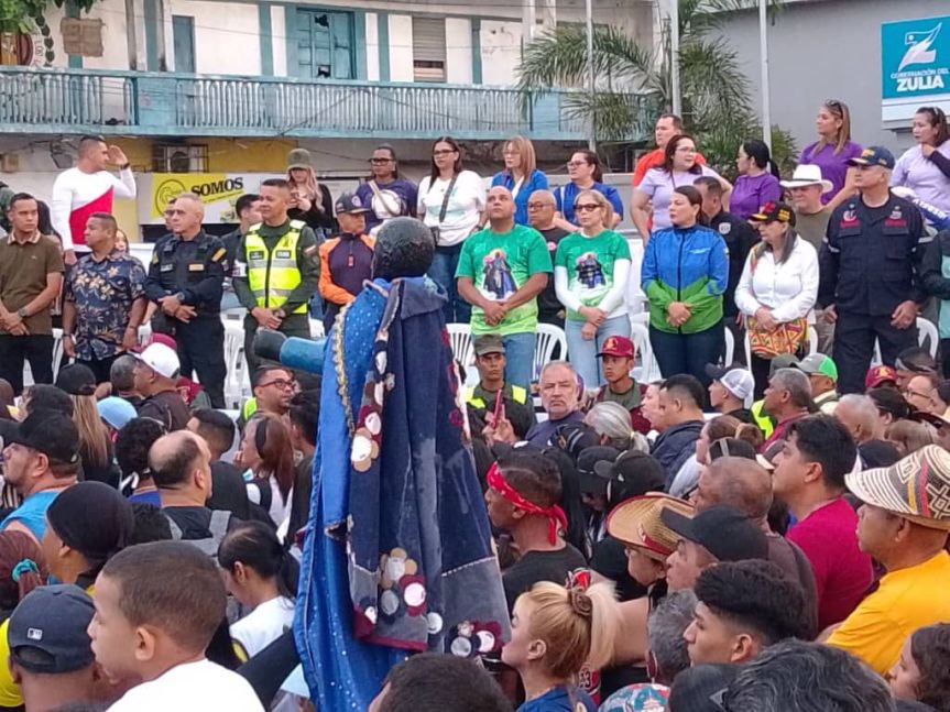 Con Fe y devoción se realiza procesión de San Benito en Cabimas hacia la&nbsp; parroquia La&nbsp;Rosa