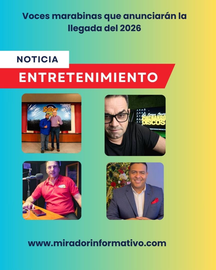Voces marabinas que anunciarán la llegada del&nbsp;2026