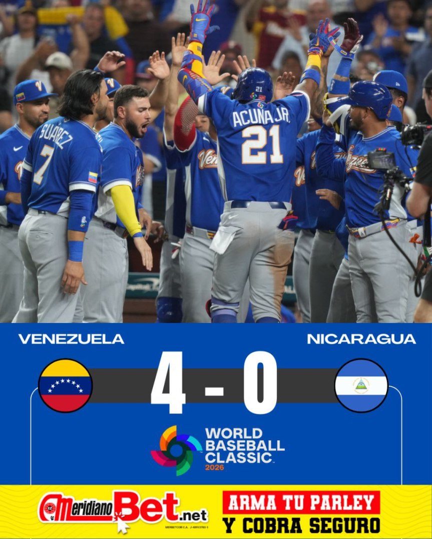 Venezuela Blanqueó a&nbsp;Nicaragua