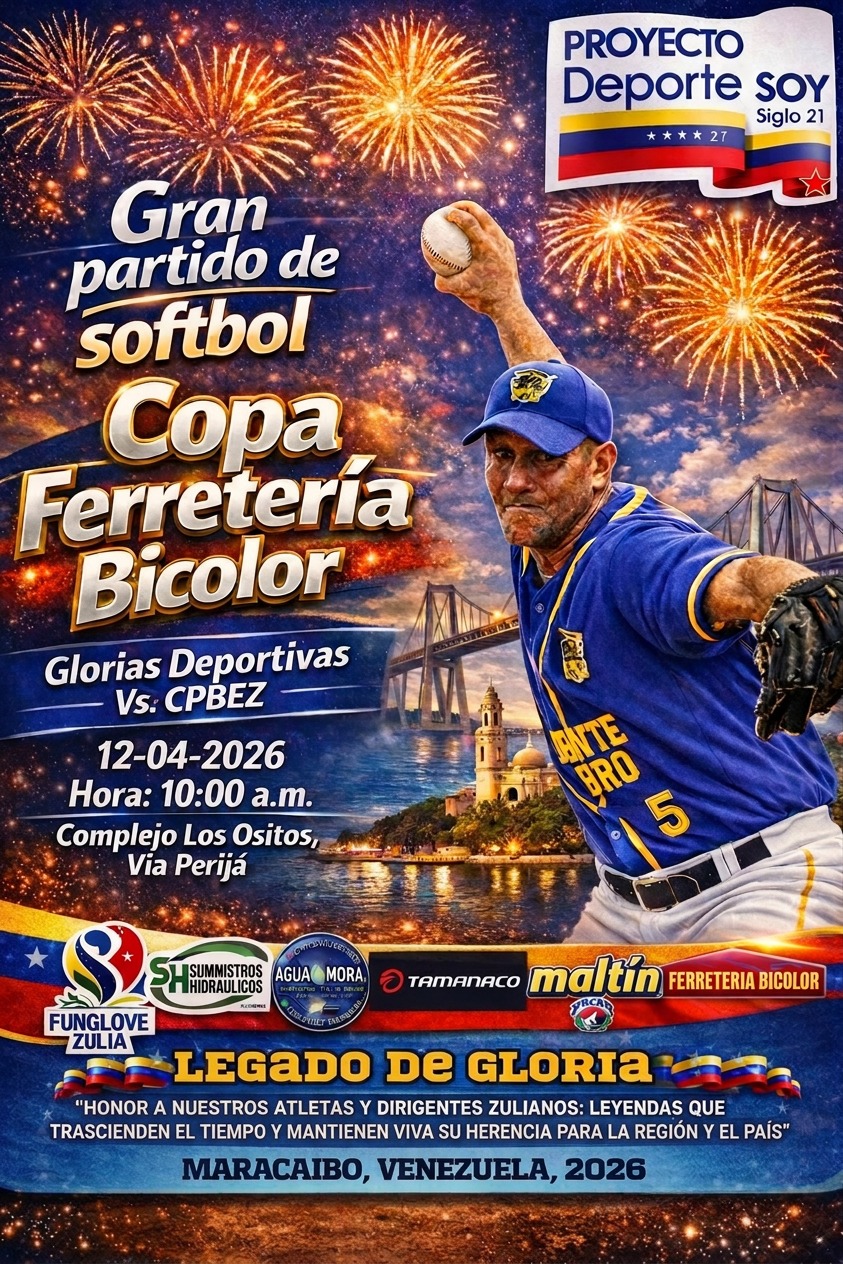 CPBEZ» y «Glorias Deportivas definen la » Copa Bicolor» en Los Ositos, domingo 12 de&nbsp;abril