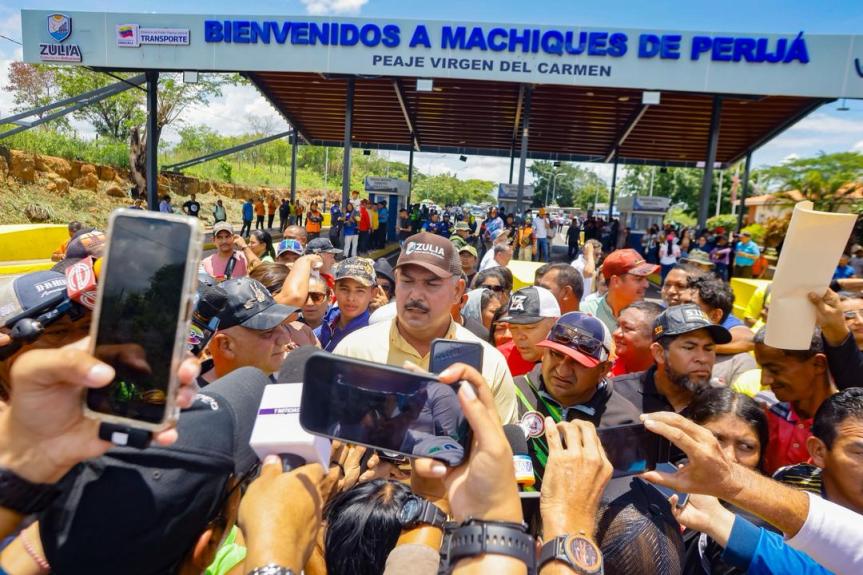 Gobernador Luis Caldera impulsa el desarrollo del Sur del Lago con la recuperación de 50km de la vialidad Machiques&nbsp;Colón