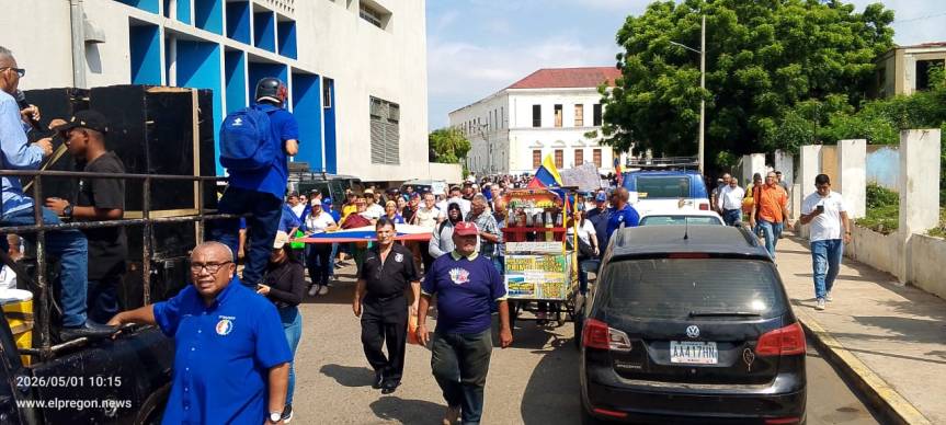 Trabajadores zulianos marcharon en Maracaibo mostrando rechazo ante reciente ajuste&nbsp;salarial