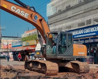 Reparación exitosa de mega fuga de agua en Cuatricentenario